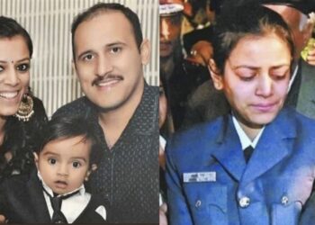 Wife Siddharth Vashisth Last Rites Uniform ForHer