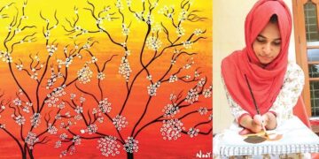 Noor-Jaleela-born-no-arms-no-legs-17-yo-artist-inspiring-story-painting