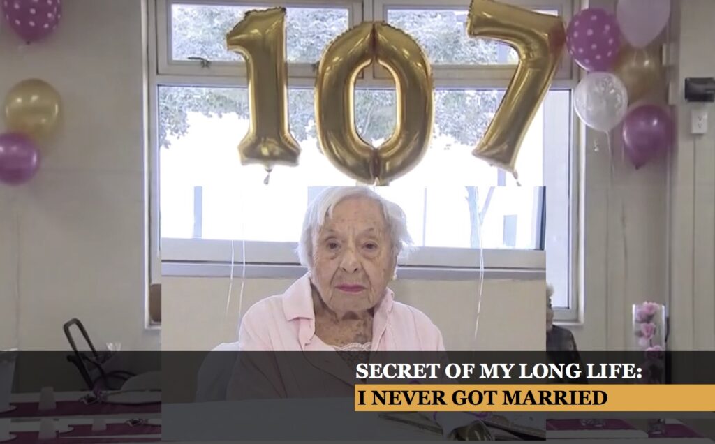 Secret-Long-Life-107-YO-woman-Shares-Single-Is-Good