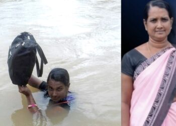 Odisha Teacher Swims Across Neck-Deep Water To Reach School