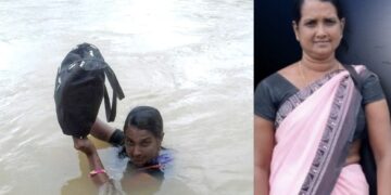 Odisha Teacher Swims Across Neck-Deep Water To Reach School
