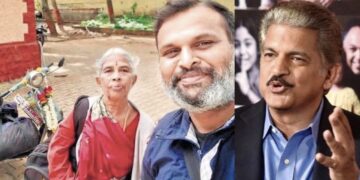 Anand-Mahindra-Gift-SUV-Man-Mother-Pilgrimage