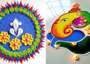 Ganesh Rangoli Designs Diwali