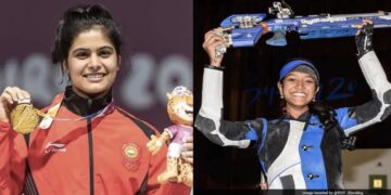 Manu Bhaker & Elavenil Win Gold Medals At Shooting World Cup