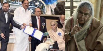 Surekha-Sikri-receiving-National-Award