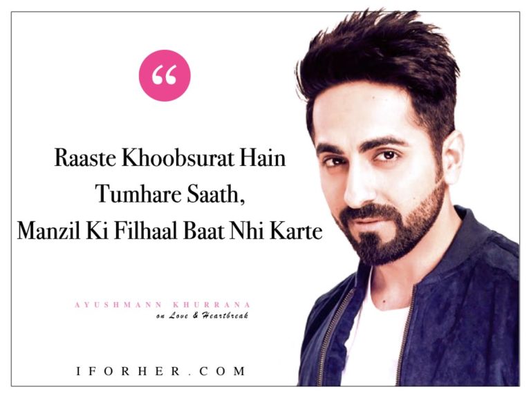Best Ayushmann Khurrana Love & Breakup Shayaris