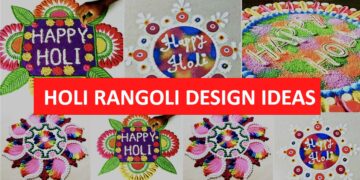 Holi Rangoli Design Ideas