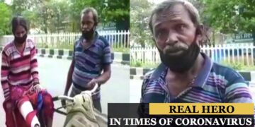 Man-bicycles-12-Km-Injured-wife-hospital