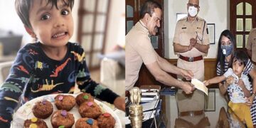 kabeer-50000-INR-Cup-Cakes-Mumbai-Police