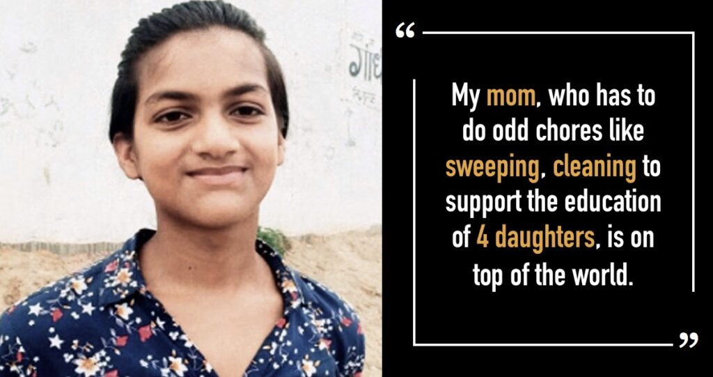 Pooja-Rani-daughter-migrant-worker-labourer-scored-80%-marks