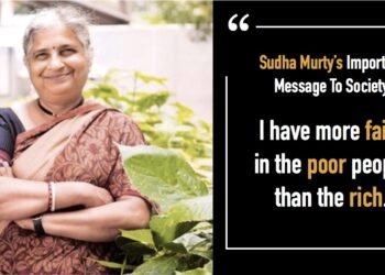 Sudha-Murty-Message-About-Money-Society