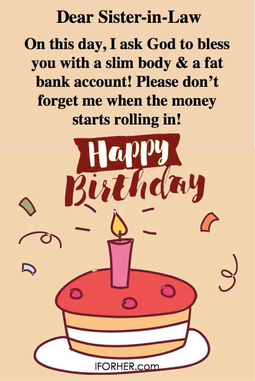 Happy Birthday Sister In Law Greetings On Special Day