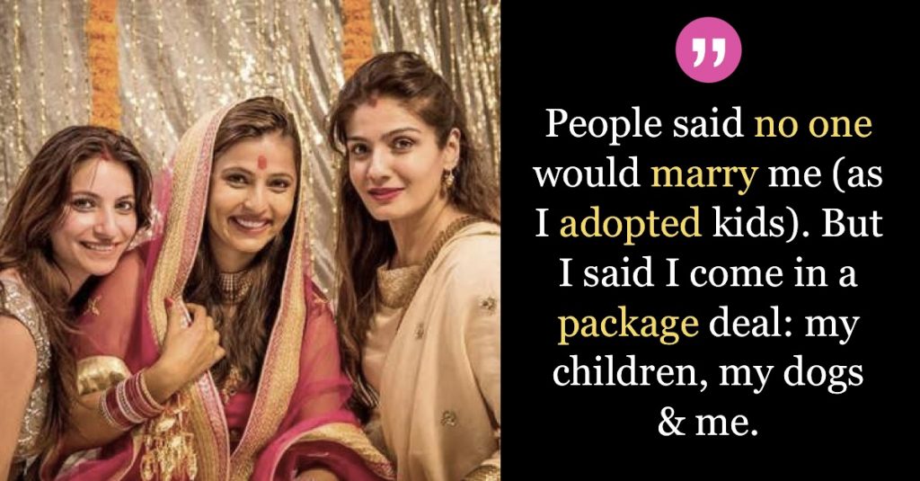 Raveena-Tandon-adopted-daughters