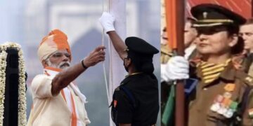 Major-Shweta-Pandey-Woman-Assisted-PM-Modi-Unfurling-Tricolor