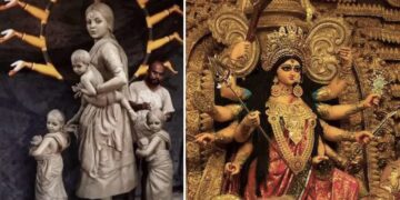 Goddess Durga Migrant Mother