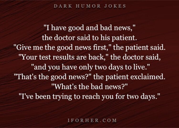 75 Dark Humor Jokes with No Limits & Boundaries