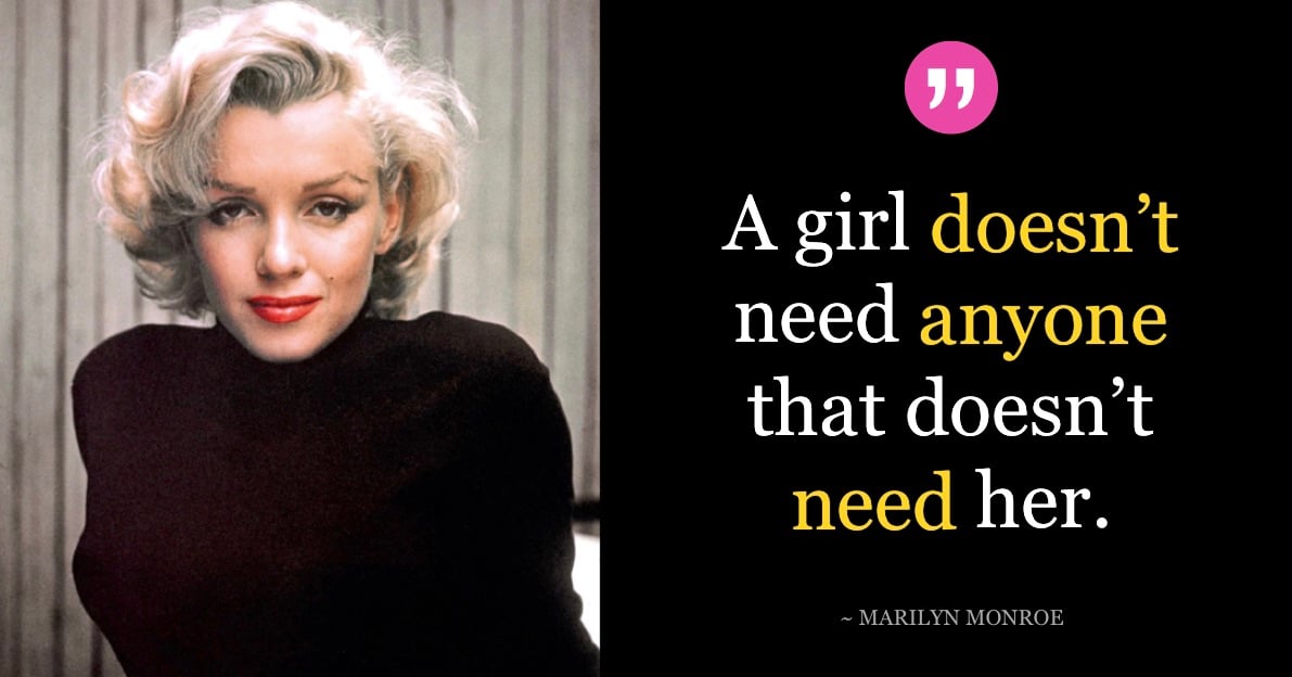 21 Marilyn Monroe Quotes: Best Life Lessons That We Can Live By
