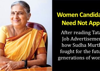 Sudha Murthy Fight Against Tata For Hiring Women
