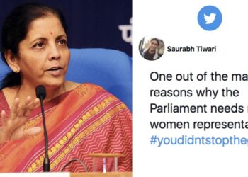 Nirmala-Sitharaman-taking-stand-for-reporter