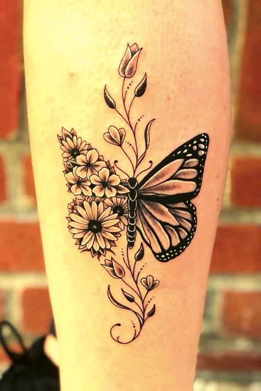 10 Beautiful And Classy Butterfly Lady Tattoos  Tattoodo