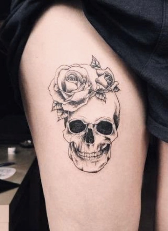 Women-Tattoo-Design-Ideas-Skull-02