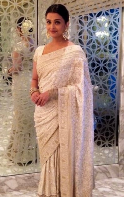 Chikankari-Types-Of-Saree-India