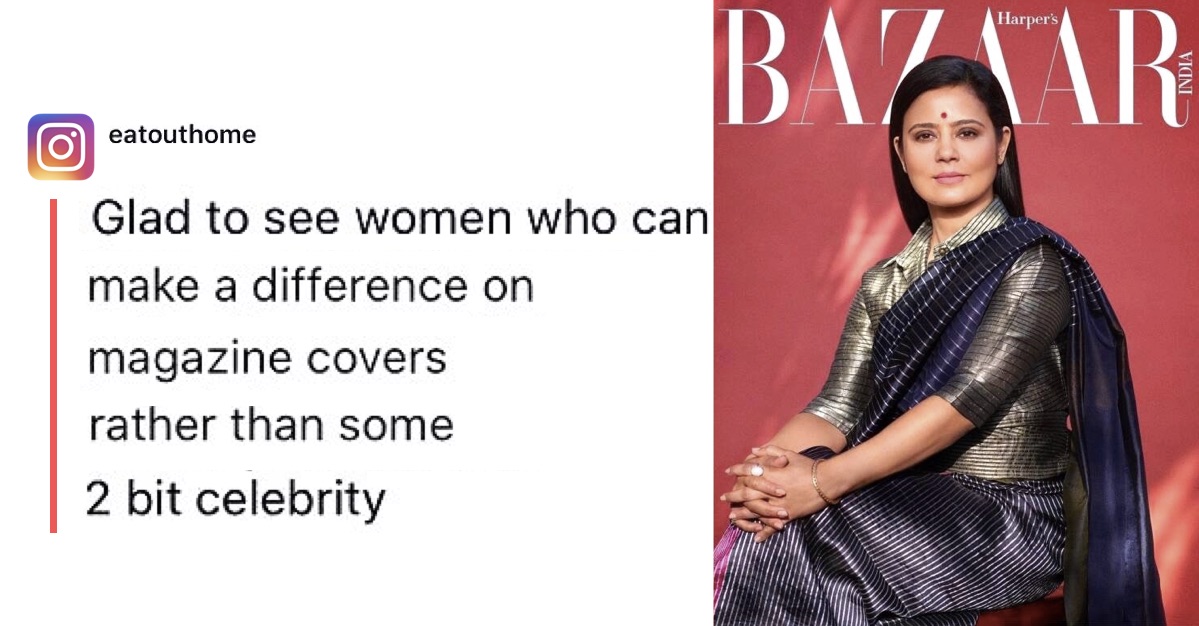 Politician Mahua Moitra On A Fashion Cover: Internet Is Celebrating For All  The Right Reasons