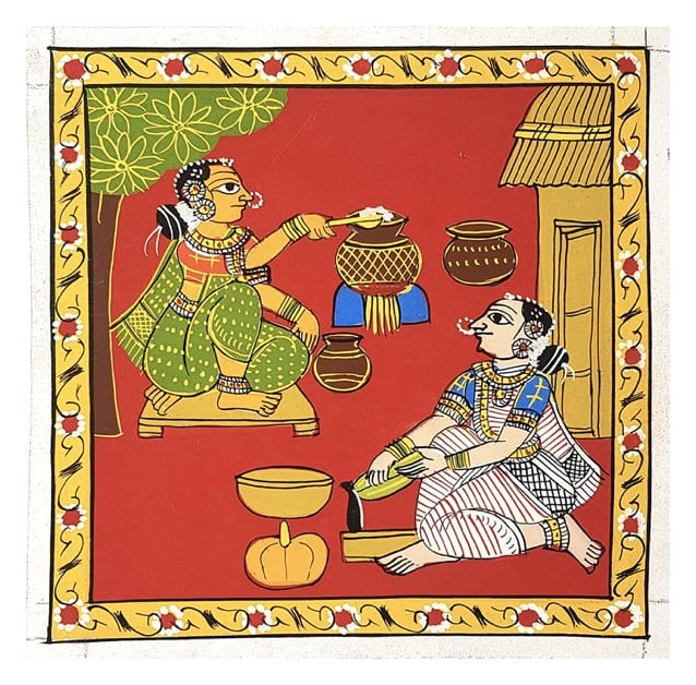 Indian-Art-Form-Cheriyal-Scroll
