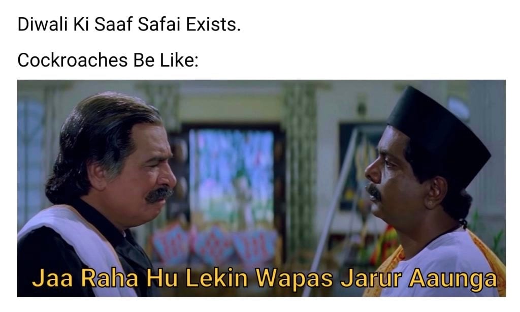 DIWALI MEMES ON DIWALI KI SAFAI