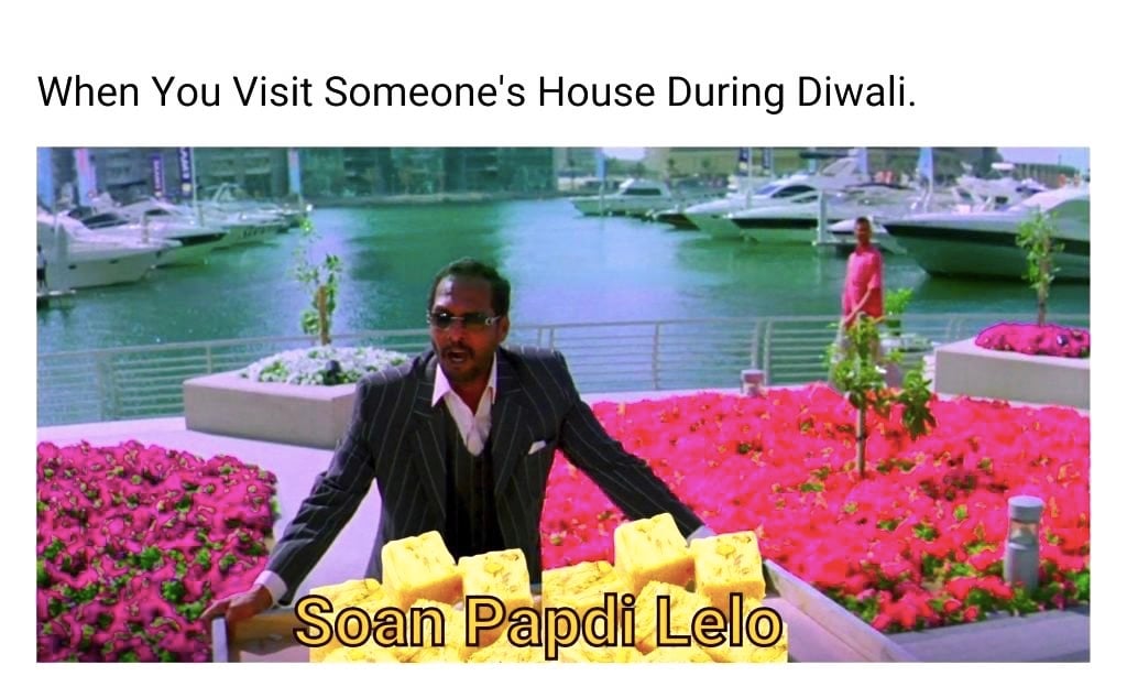DIWALI MEMES ON SOAN PAPDI