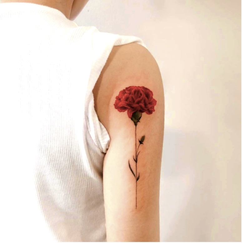 Carnation-Flower-Tattoo-Designs-02