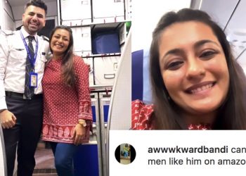 netizens reactions to Indigo pilot in-flight announcement for wife