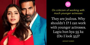 Karan Johar Samantha Akshay Kumar Working With Young Actresses