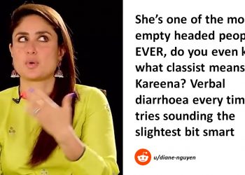 Kareena Kapoor Classist Statement
