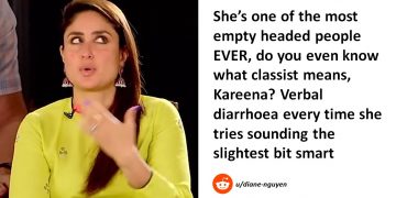 Kareena Kapoor Classist Statement