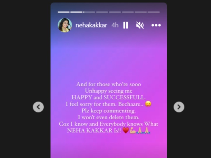 Neha Kakkar Response To Criticism