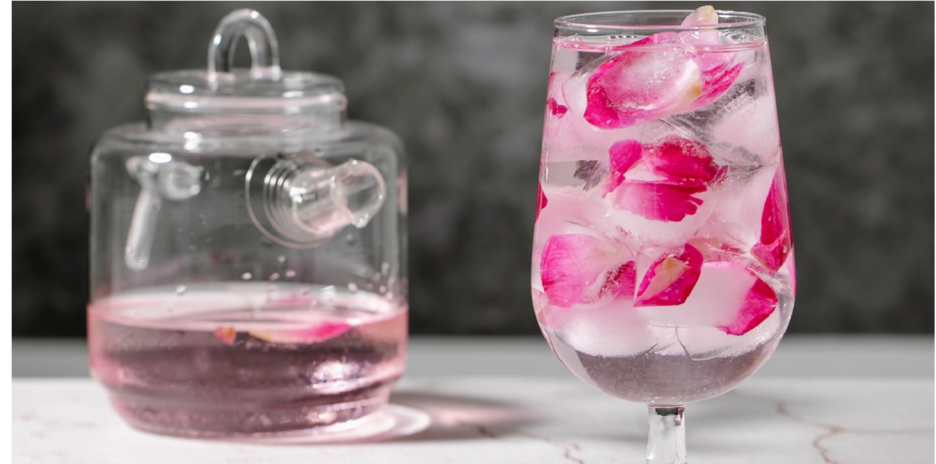 Rose water as a toner