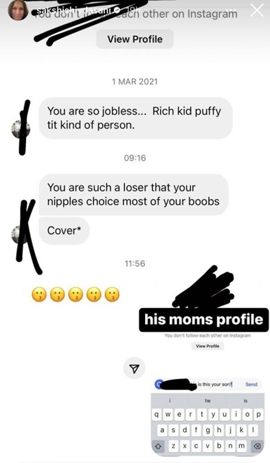 Influencer shamed her harasser - 02