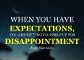 Quotes about Expectations