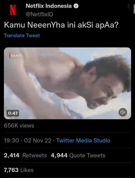 Saaho Trolled Internationally Sky Diving