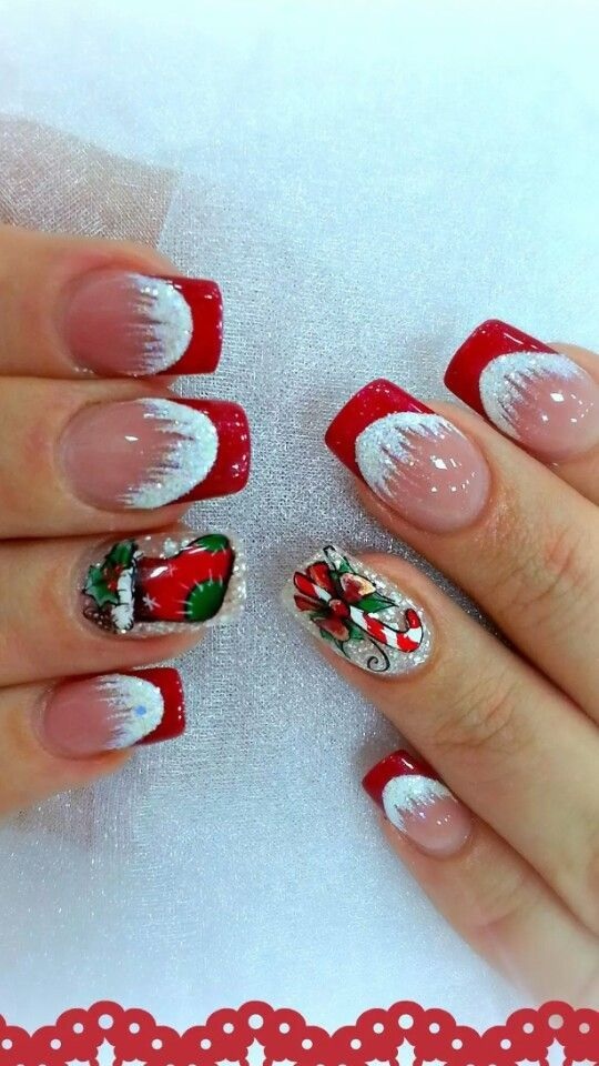 Finger designs for Christmas