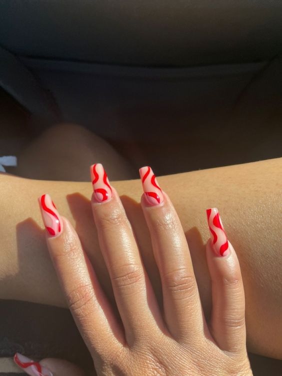 Christmas nail patterns