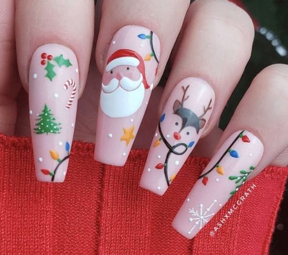 Nails for Christmas