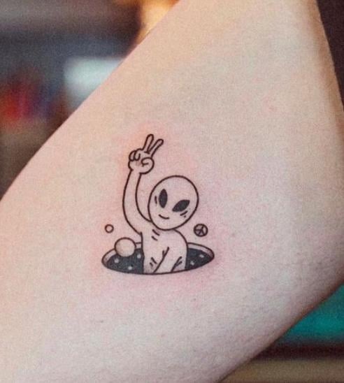 13 melhor ideia de Tatoo alien  tatuagem alienígena, tatoo alien, alien  desenho