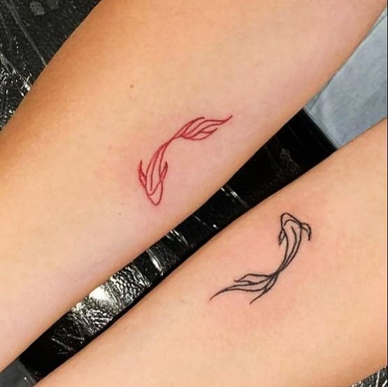 Mom daughter tattoo