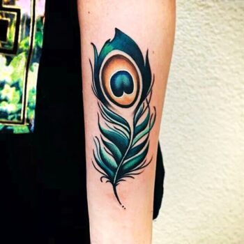 30 Peacock Feather Tattoo Ideas (2024) - IForHer