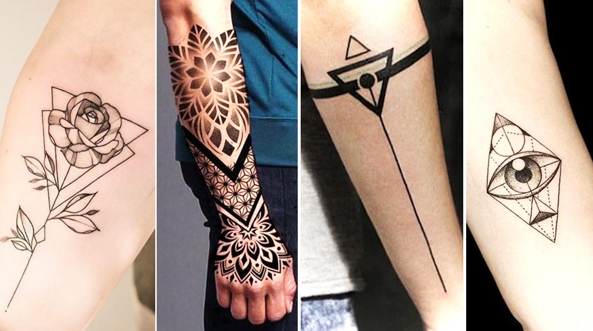 Geometric tattoo collection Vectors  Illustrations for Free Download   Freepik