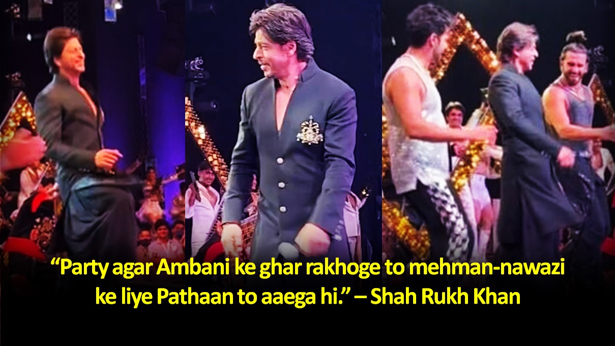 Pathaan Shah Rukh Khan Video Ambani
