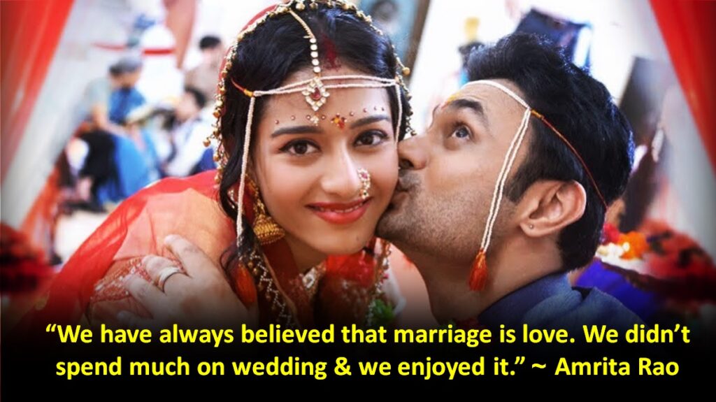 Amrita Rao Marriage