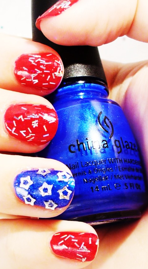 4th of july nails simple ideas | Nail Designs Red & Blue | American Nails 